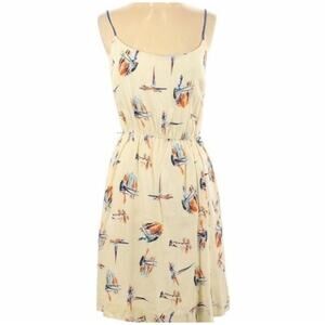 Antonio Melani Cream Spaghetti Strap SailBoat Dress Size 14